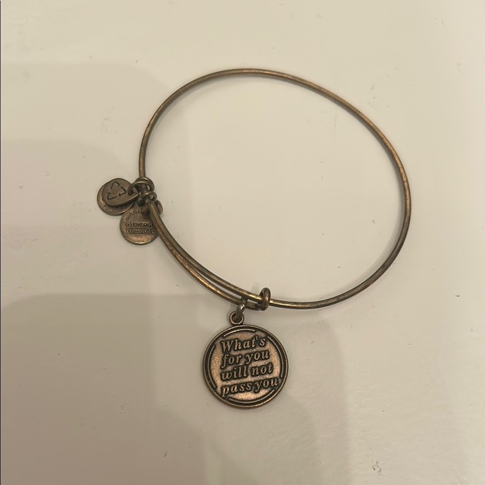 Alex and Ani Gold Charm Bracelet